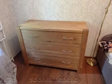 Собранный комод на 3 ящика
