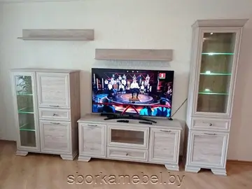 Собранный комплект мебель дл гостиной