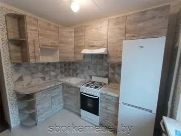 Собранная угловая кухня